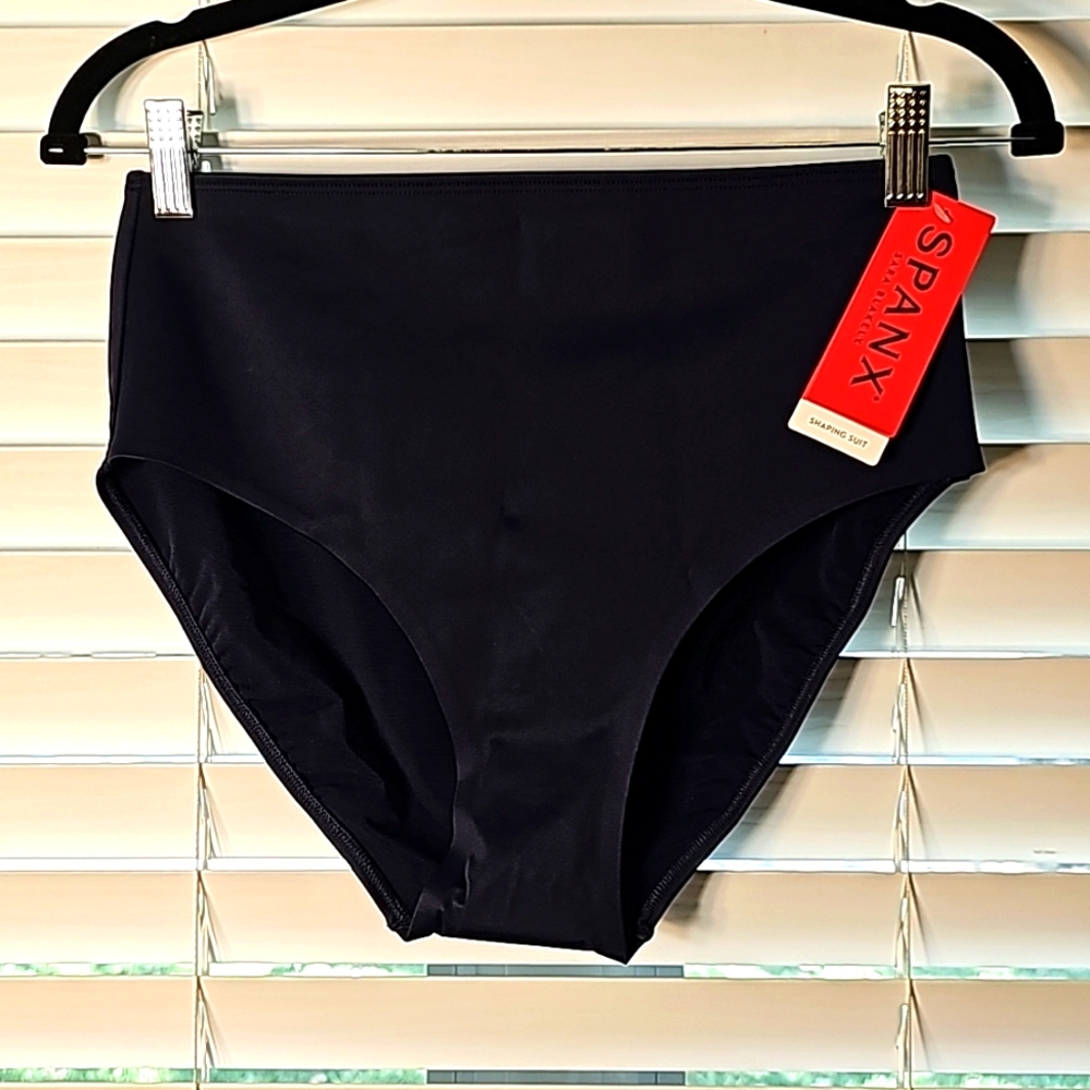 Spanx Swimsuit Bottom Navy Splash Size 10